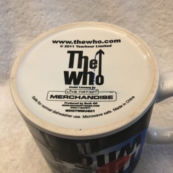 The Who 2011 Yearhour Limited Live Nation Coffee Mug - Picture 5 of 9